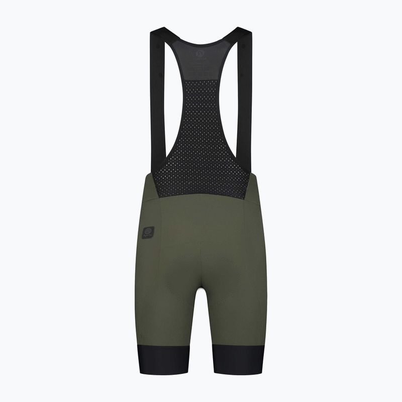 Pantaloncini da ciclismo Rogelli Signature Bib Short da uomo, verde 5