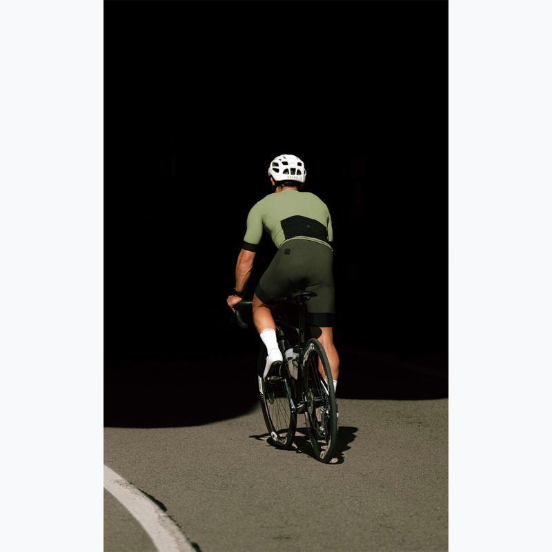 Pantaloncini da ciclismo Rogelli Signature Bib Short da uomo, verde 8