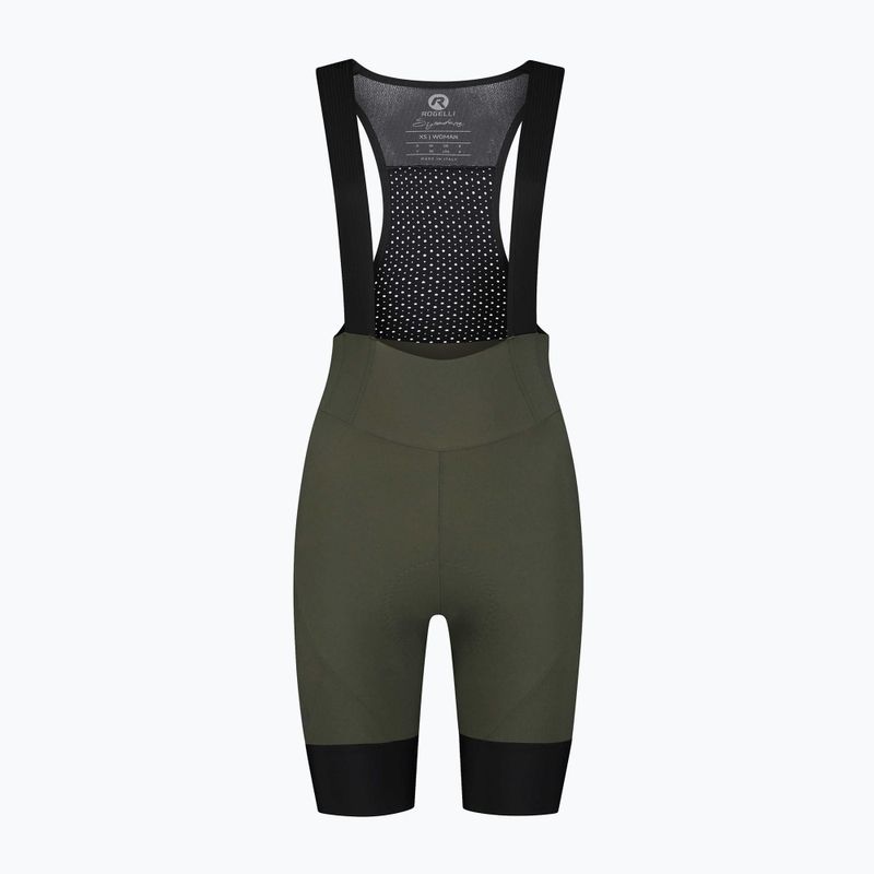 Pantaloncini da ciclismo da donna Rogelli Signature Bib Short W verde 4