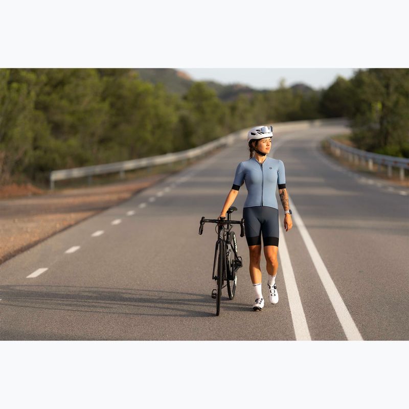 Pantaloncini da ciclismo da donna Rogelli Signature Bib Short W blu 6