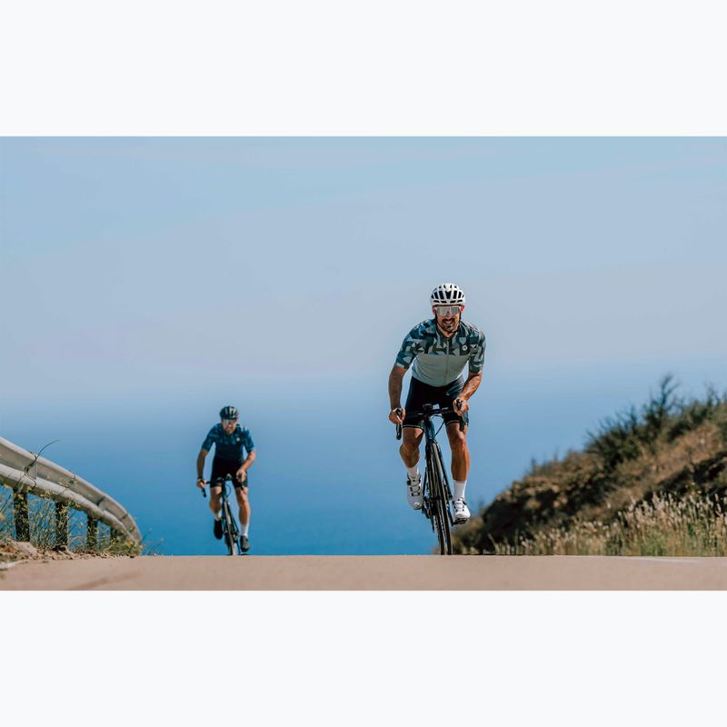 Maglia ciclismo uomo Rogelli Essential Graphic grigio 6