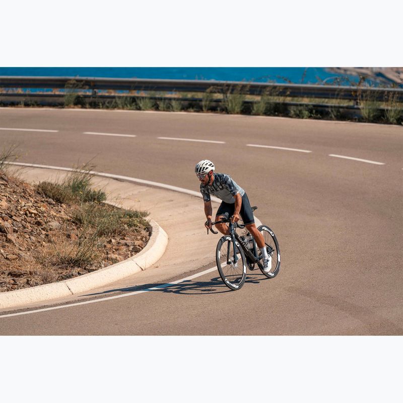 Maglia ciclismo uomo Rogelli Essential Graphic grigio 9