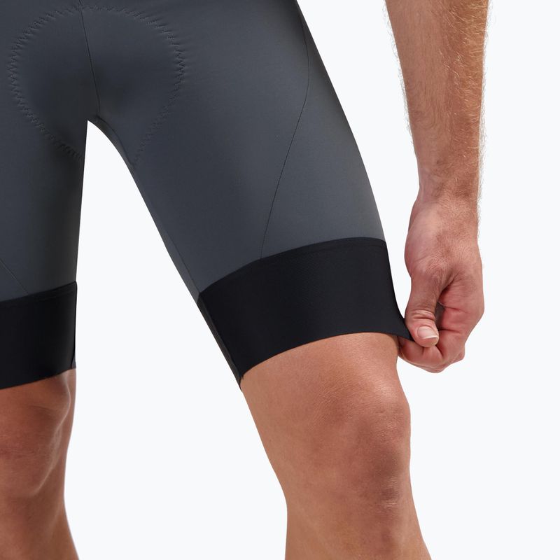 Pantaloncini da ciclismo Rogelli Signature Bib Short da uomo, grigio 6