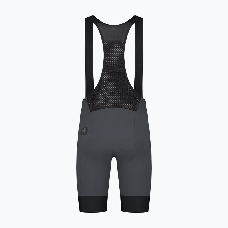 Pantaloncini da ciclismo Rogelli Signature Bib Short da uomo, grigio 9