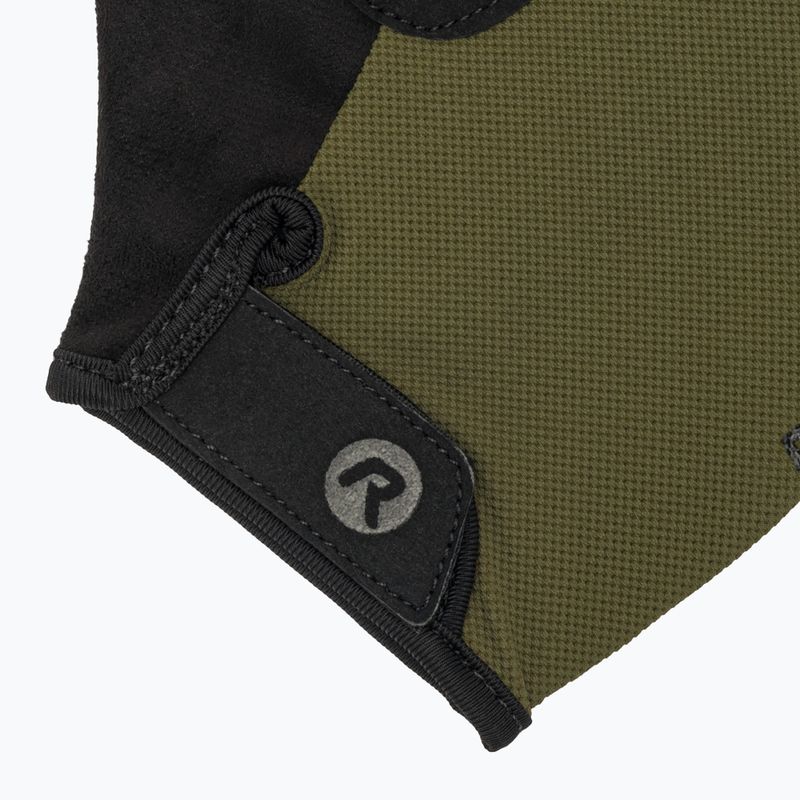 Guanti da ciclismo Rogelli Core verde militare da uomo 4