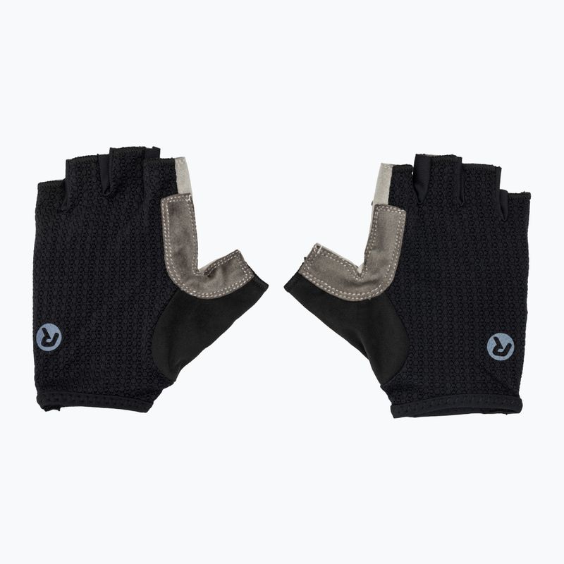 Guanti da ciclismo da uomo Rogelli Classic nero 2