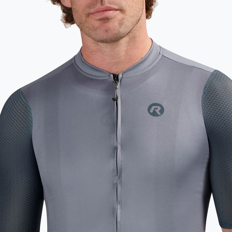 Maglia ciclismo uomo Rogelli Fast grigio / turgido 3