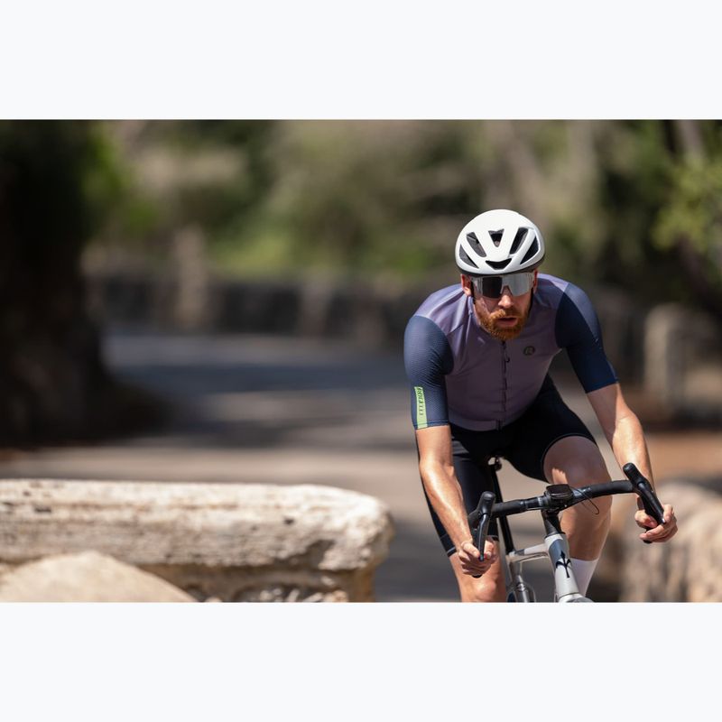 Maglia ciclismo uomo Rogelli Fast grigio / turgido 10