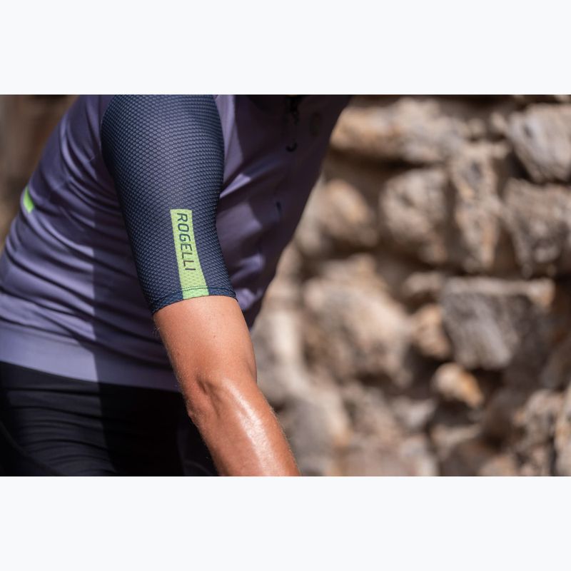Maglia ciclismo uomo Rogelli Fast grigio / turgido 14