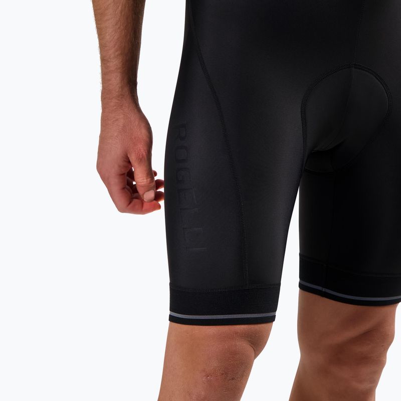 Pantaloncini da ciclismo Rogelli Fast Bib Short da uomo, nero 6