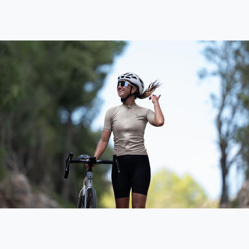 Maglia da ciclismo da donna Rogelli Essential II taupe 9