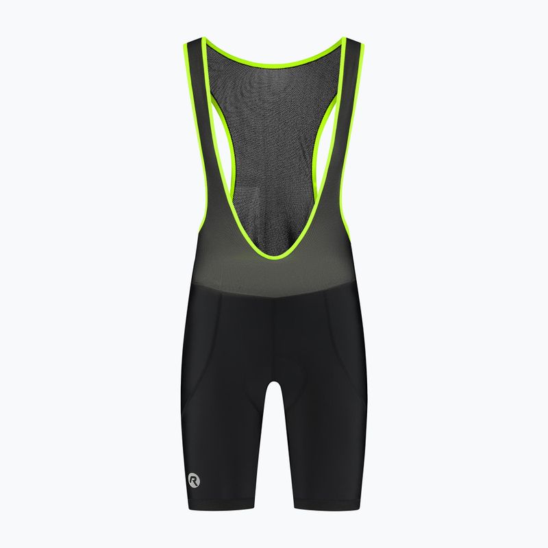 Pantaloncini da ciclismo Rogelli Core Bib Short da uomo nero/giallo fluo 6