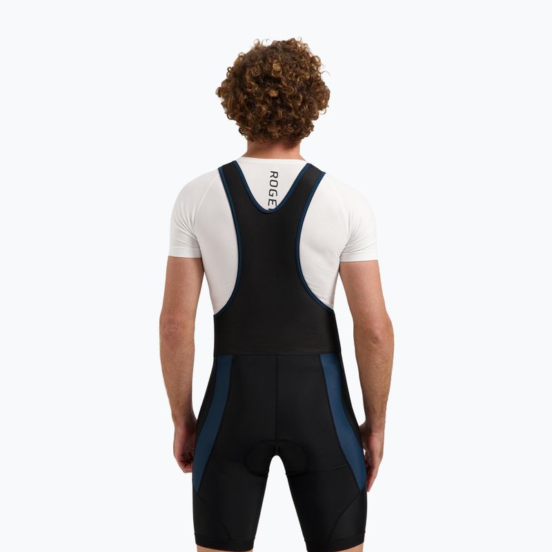 Pantaloncini da ciclismo Rogelli Core Bib Short da uomo nero/blu 2