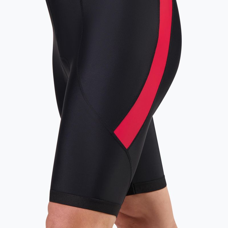 Pantaloncini da ciclismo Rogelli Core Bib Short da uomo nero/rosso 4