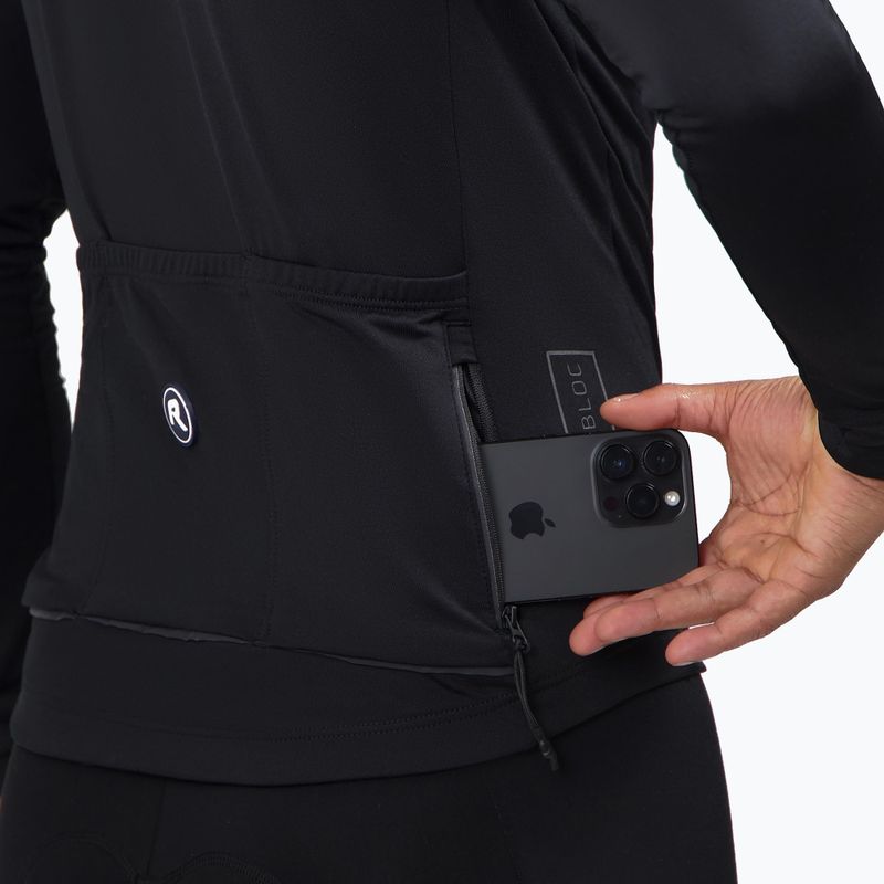 Maglia da ciclismo a maniche lunghe uomo Rogelli Essential II black 6