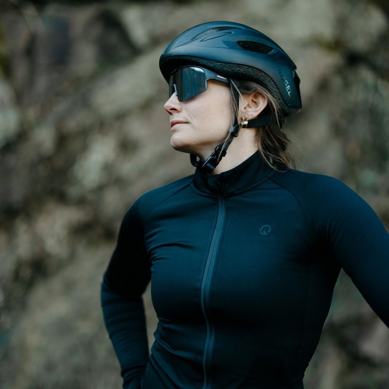 Longsleeve da ciclismo da donna Rogelli Essential II black 10