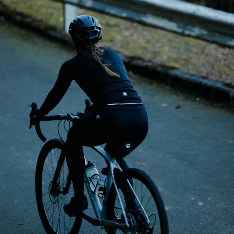 Longsleeve da ciclismo da donna Rogelli Essential II black 12
