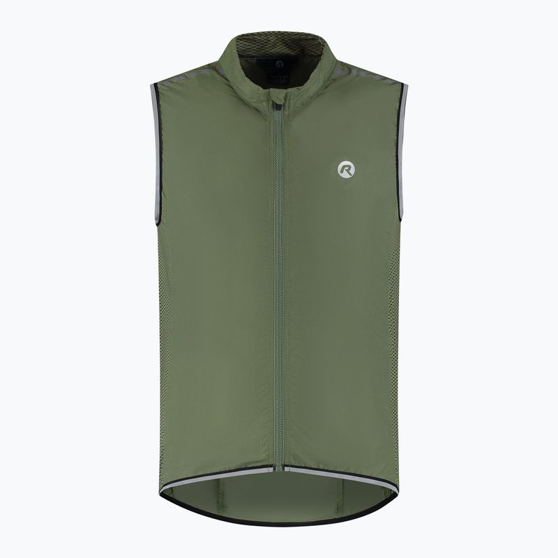Gilet da ciclismo uomo Rogelli Core army green 3