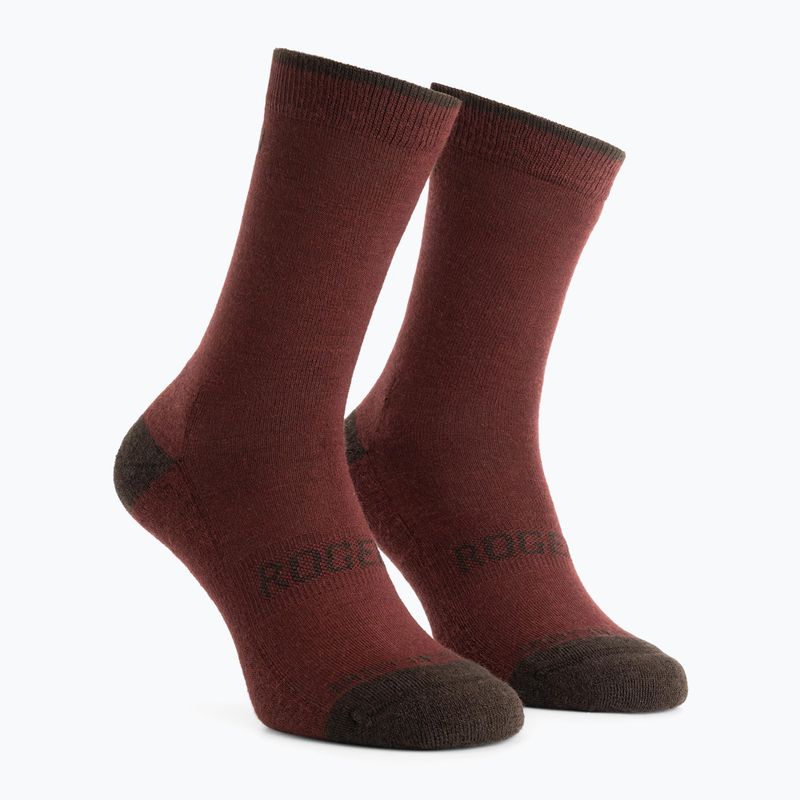 Calzini Rogelli Wool Wintersocks 2 paia burgundy/brown 2