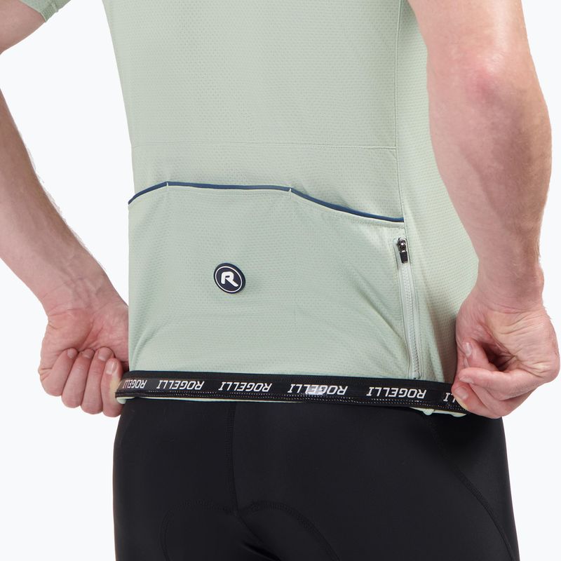 Maglietta da ciclismo da uomo Rogelli Explore aqua grey 4