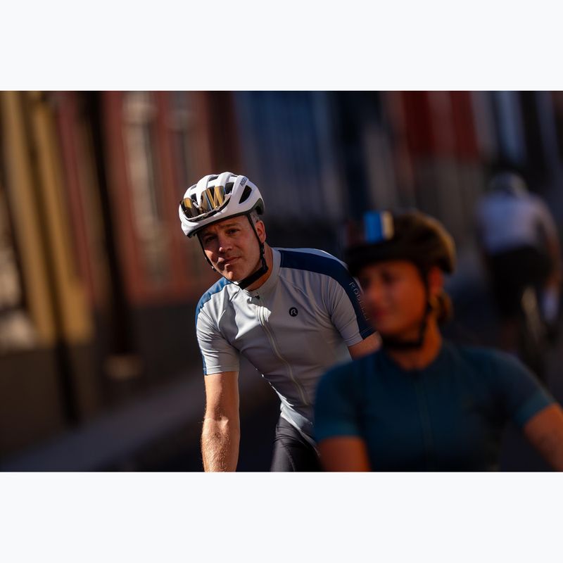 Maglietta da ciclismo da uomo Rogelli Explore aqua grey 9