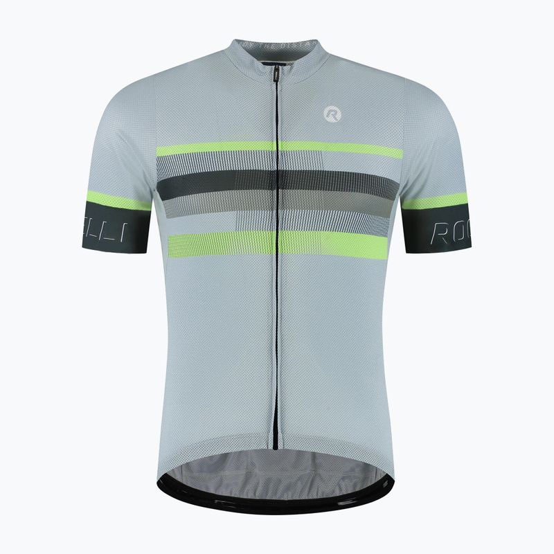 Maglietta da ciclismo da uomo Rogelli Hero II grey/lime 5