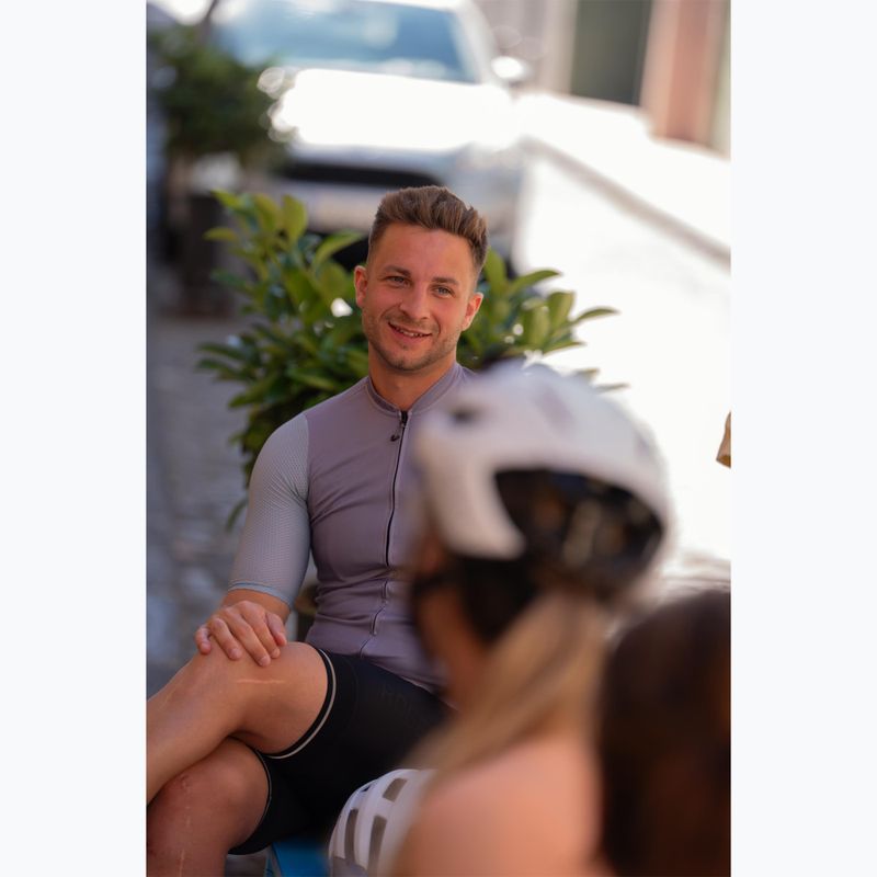 Maglietta da ciclismo da uomo Rogelli Fast grey/dusty teal/teal 11