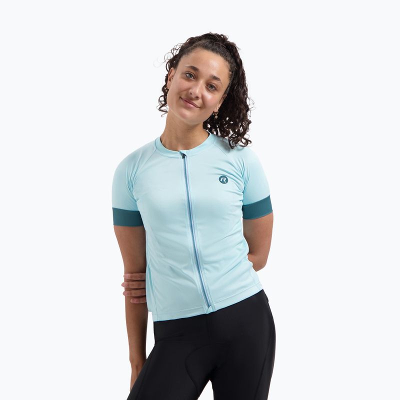 Maglia da ciclismo da donna Rogelli Modesta light blue