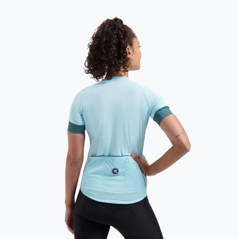 Maglia da ciclismo da donna Rogelli Modesta light blue 2