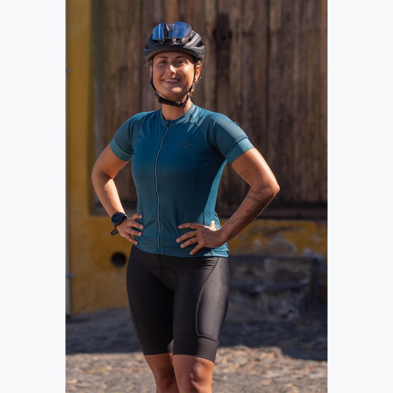 Maglia da ciclismo da donna Rogelli Modesta teal 8