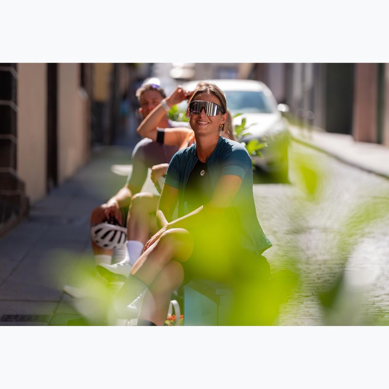 Maglia da ciclismo da donna Rogelli Modesta teal 11