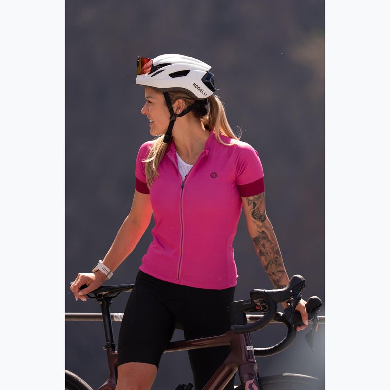 Maglia da ciclismo da donna Rogelli Modesta pink 8