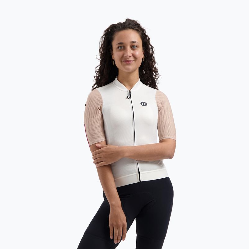 Maglia da ciclismo da donna Rogelli Fast sand/dusty pink/cherry