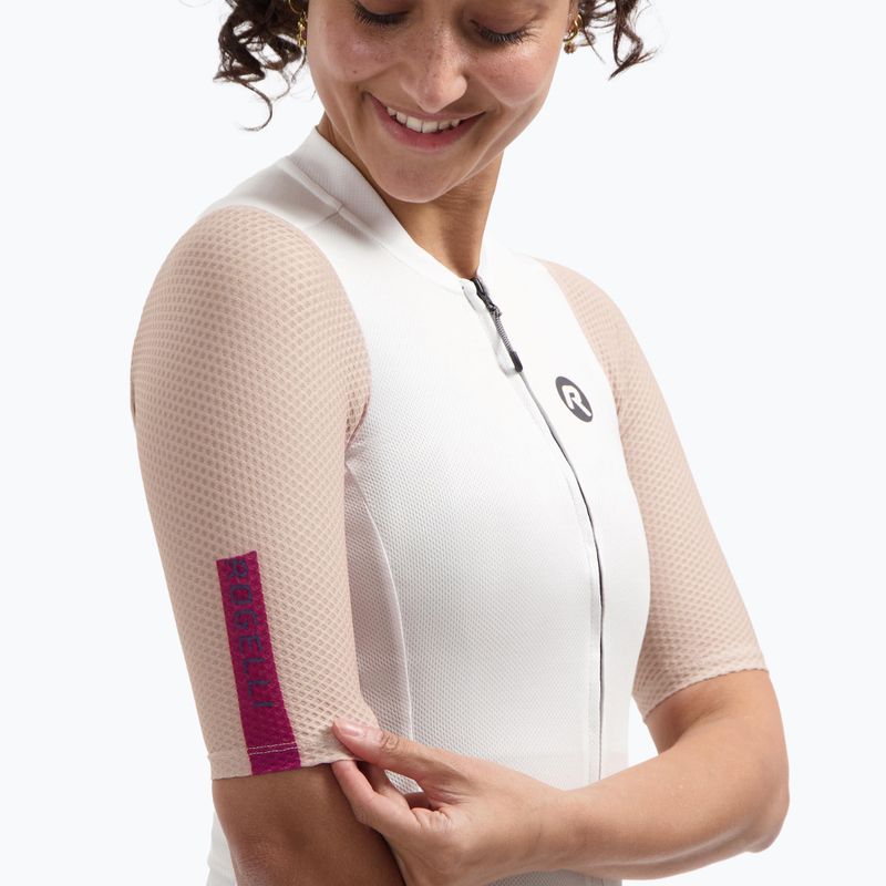 Maglia da ciclismo da donna Rogelli Fast sand/dusty pink/cherry 3