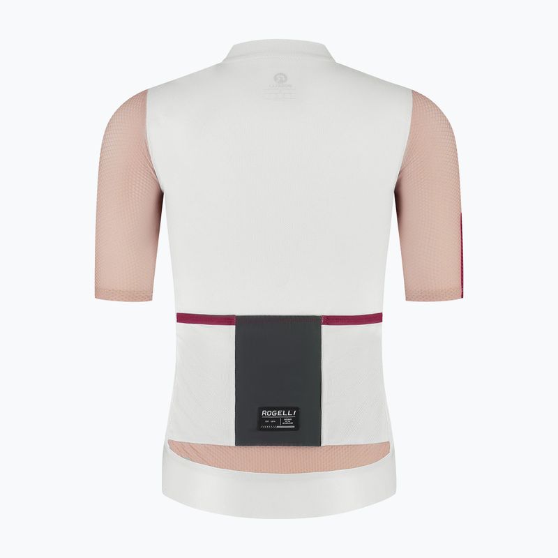 Maglia da ciclismo da donna Rogelli Fast sand/dusty pink/cherry 6