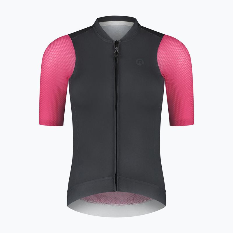 Maglia da ciclismo da donna Rogelli Fast ebony/pink/coral 6