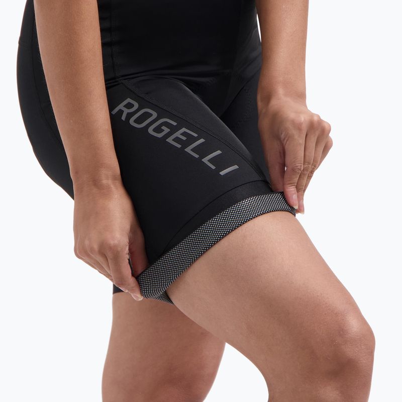Pantaloncini da ciclismo da donna Rogelli Essential III Bib Short black 5
