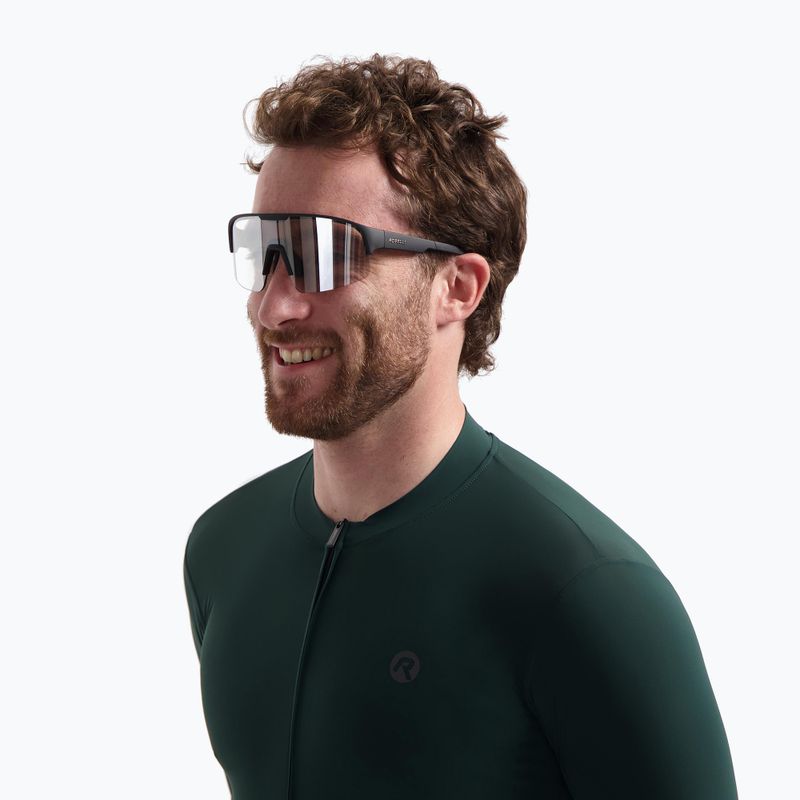 Occhiali da sole Rogelli Mirage Photochromatic black/silver mirror 3