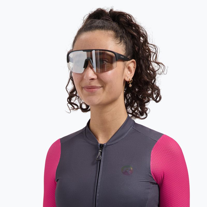 Occhiali da sole Rogelli Mirage Photochromatic black/silver mirror 5