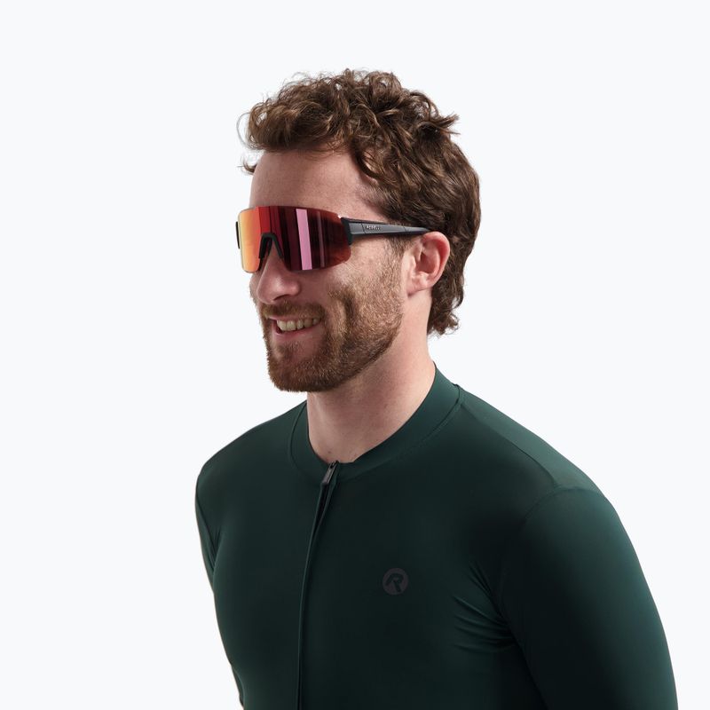 Occhiali da sole Rogelli Swift Full Revo black/red full revo 3