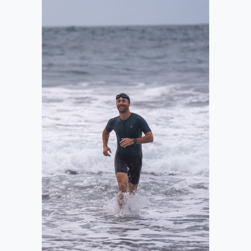 Body da triathlon Rogelli Florida Tri Suit black/dark teal 10