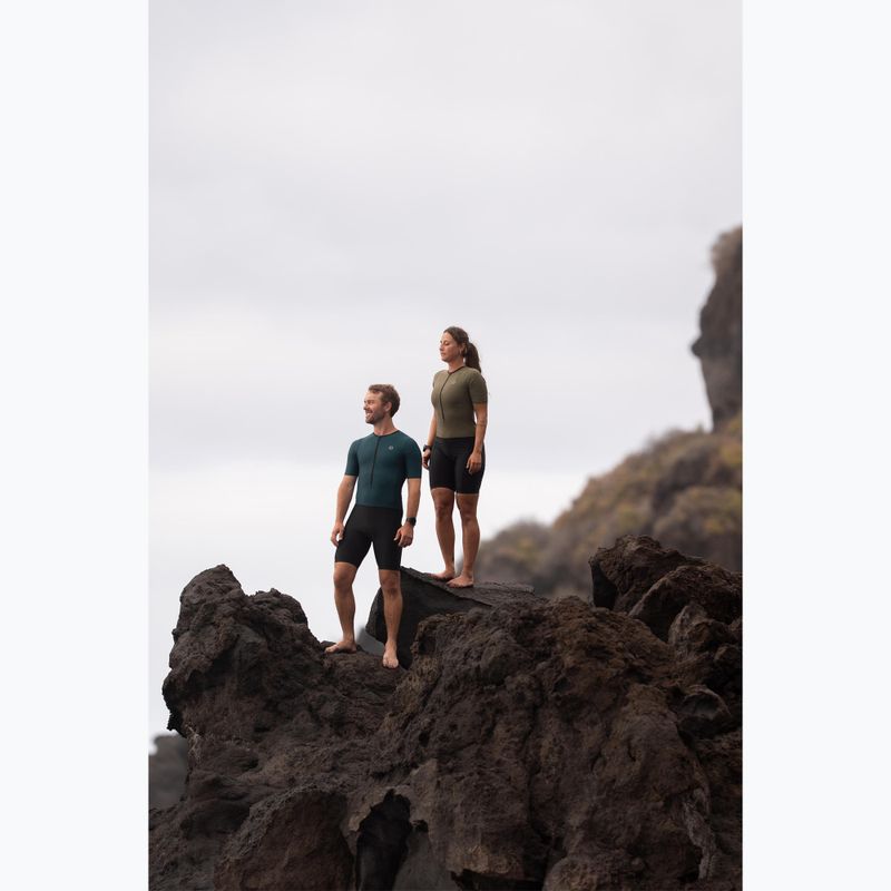 Body da triathlon Rogelli Florida Tri Suit black/army green 14