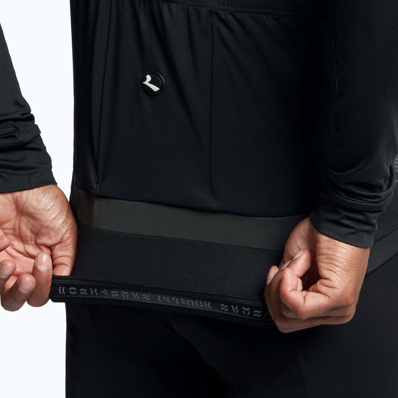 Longsleeve da ciclismo da uomo Rogelli Essential Light black 3
