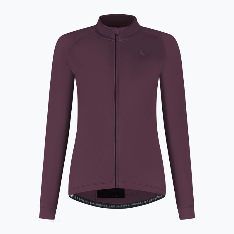 Longsleeve da ciclismo da donna Rogelli Essential II eggplant 7