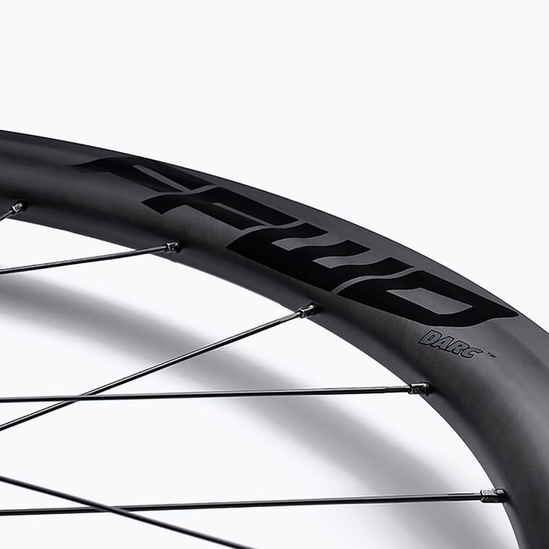 FFWD Carbon Tyro FCC SP 24H/24H DBCL 12 mm TA 11SP Shimano ruote da bicicletta grigie 9