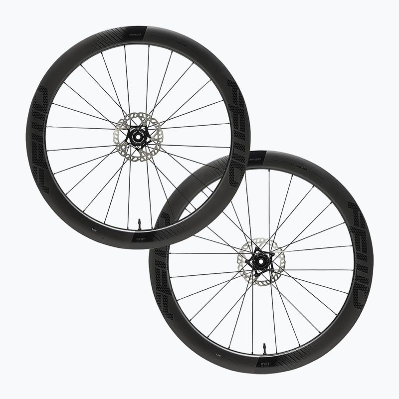FFWD Carbon RYOT55 FCC SP 24H/24H MBL DBCL 12 mm TA 11SP Shimano ruote da bicicletta 8