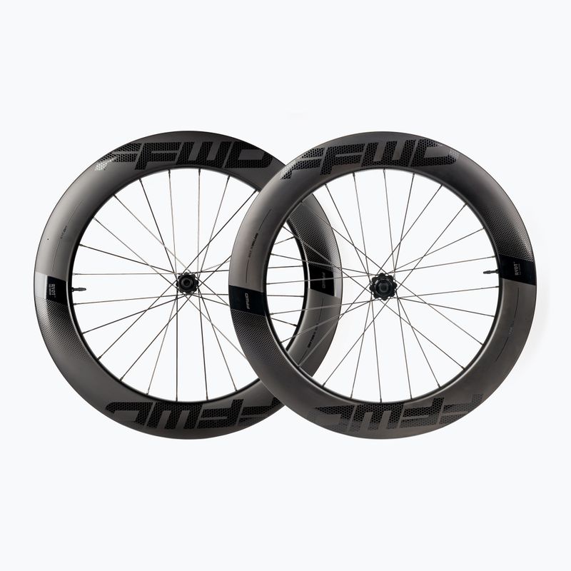FFWD Carbon RYOT77 FCC SP 24H/24H MBL DBCL 12 mm TA Shimano ruote da bicicletta