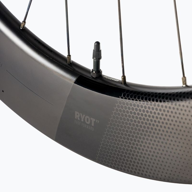 FFWD Carbon RYOT77 FCC SP 24H/24H MBL DBCL 12 mm TA Shimano ruote da bicicletta 3