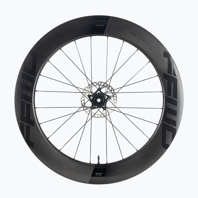 FFWD Carbon RYOT77 FCC SP 24H/24H MBL DBCL 12 mm TA Shimano ruote da bicicletta 9