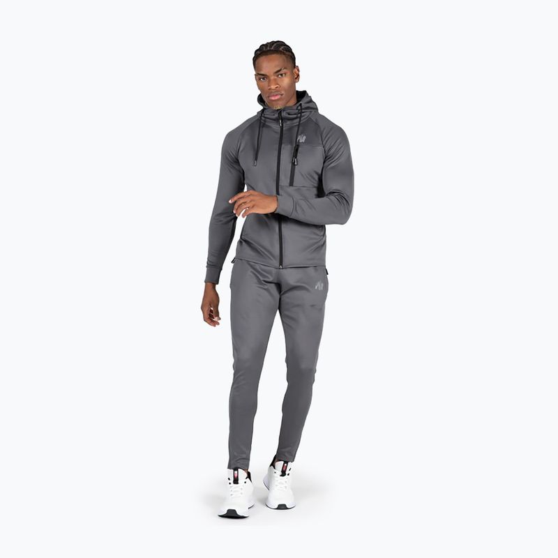 Gorilla Wear pantaloni da allenamento da uomo Scottsdale grigio 2